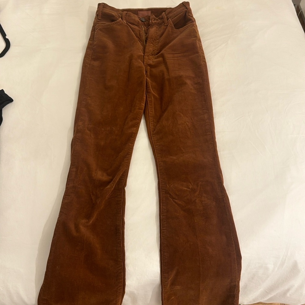 Mother hustler ankle fray jean